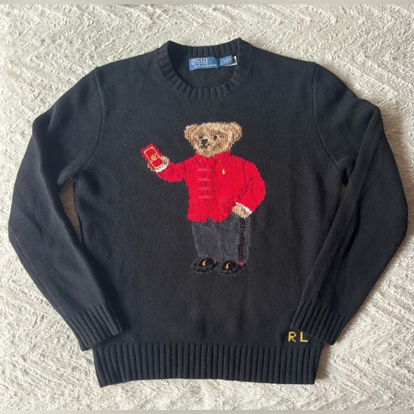 Ralph Lauren Sweaters - Polo Ralph Lauren Bear Knit Lunar New Year Polo Bear Sweater S
